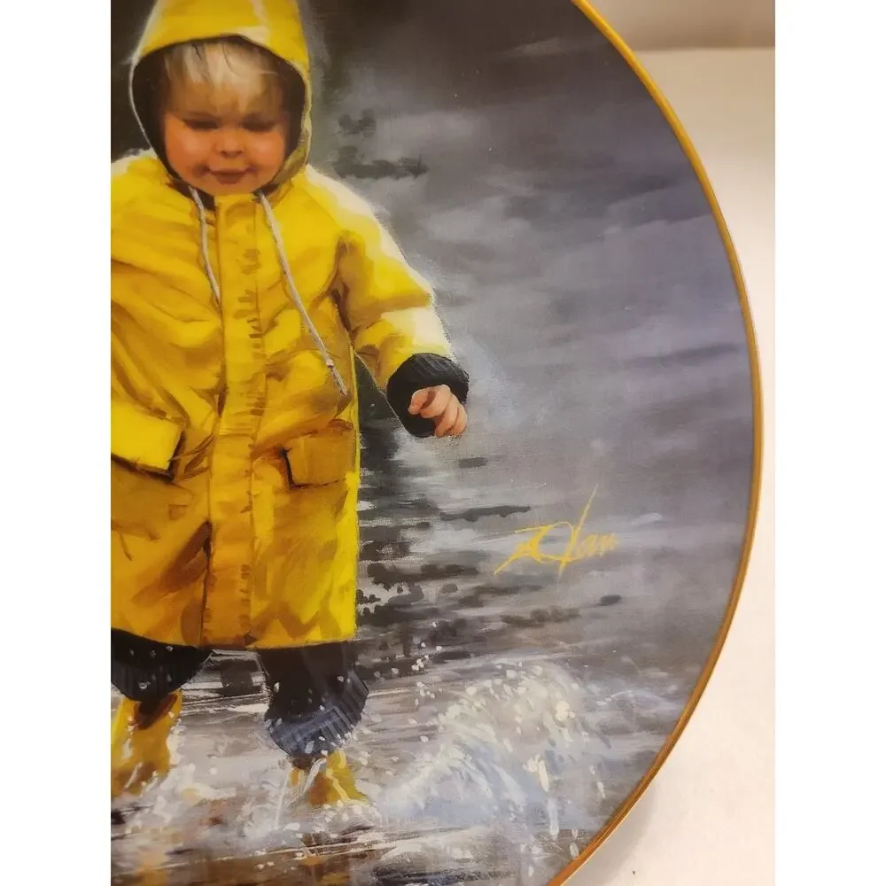 Danbury Mint Little Splasher by‎ Donald Zolan Collectible Plate with COA #G3109